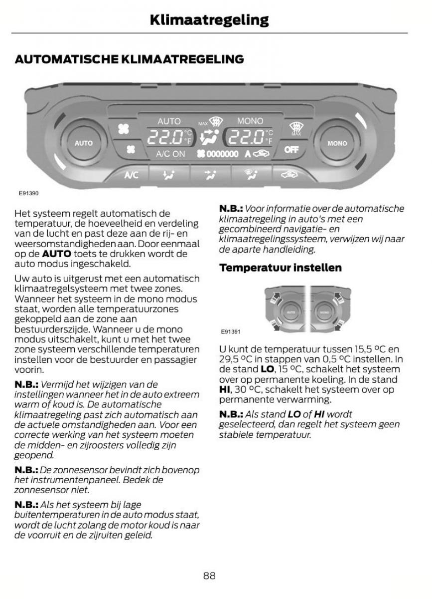 Ford Kuga I 1 handleiding / page 92