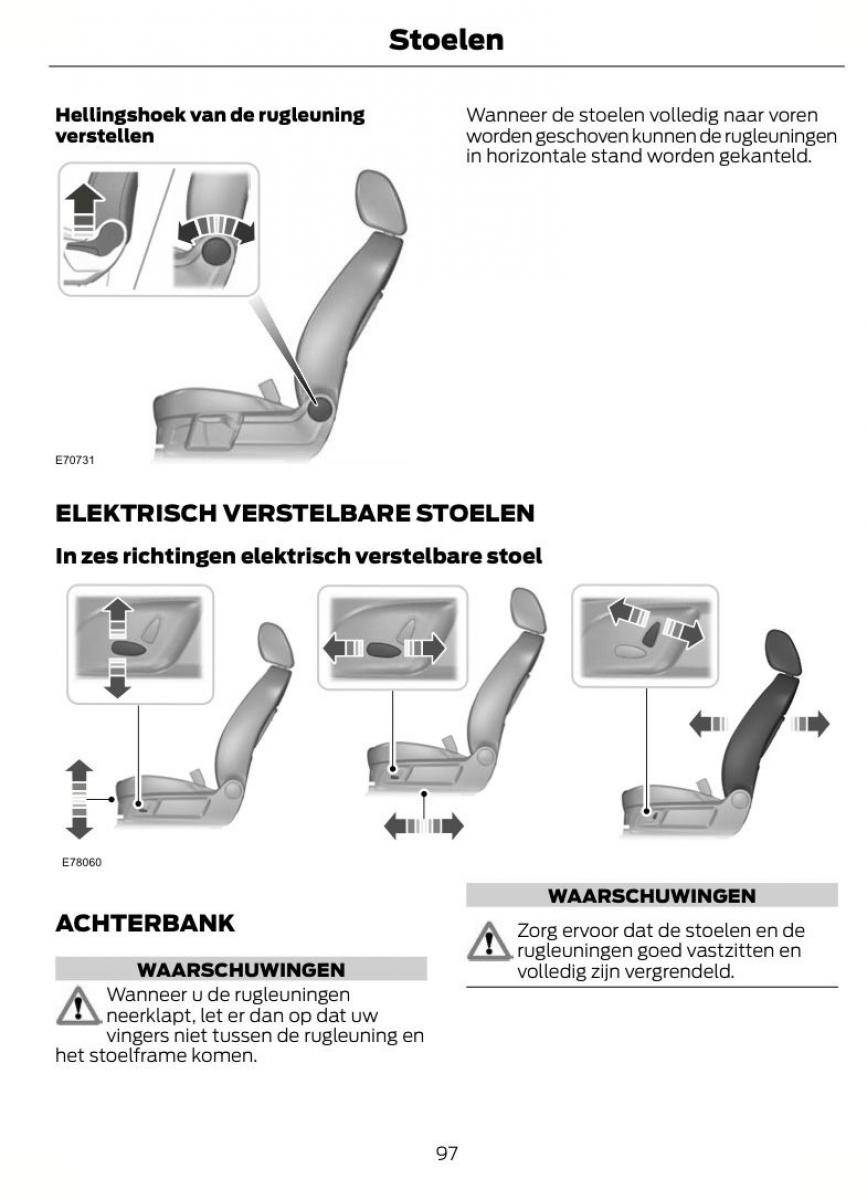 Ford Kuga I 1 handleiding / page 101