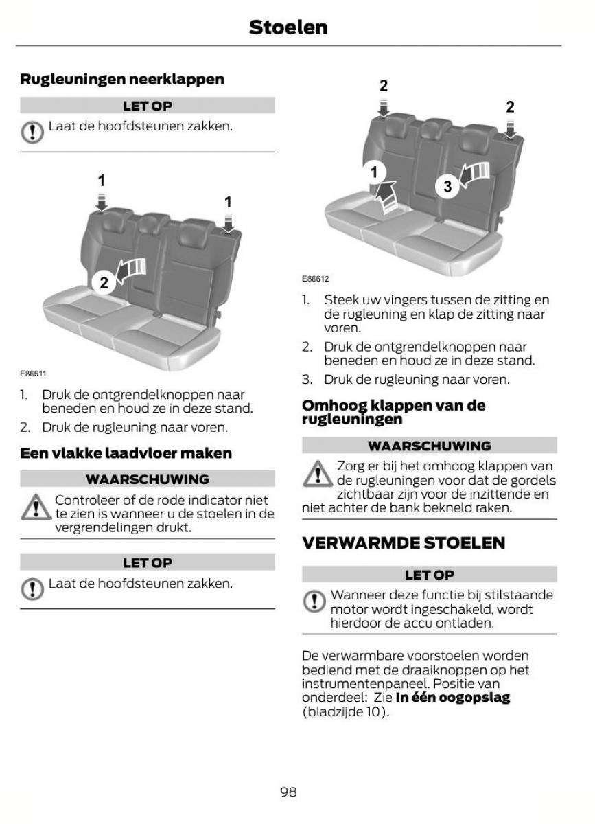 Ford Kuga I 1 handleiding / page 102