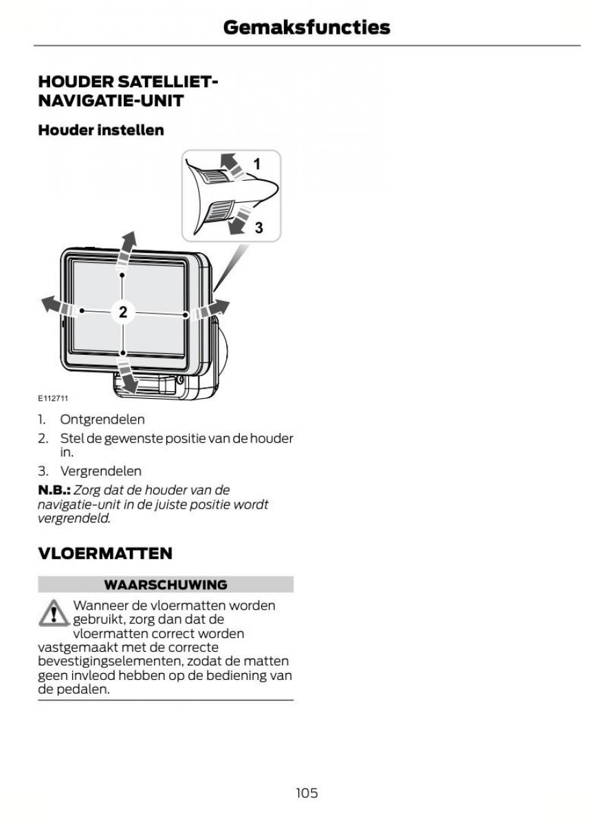 Ford Kuga I 1 handleiding / page 109