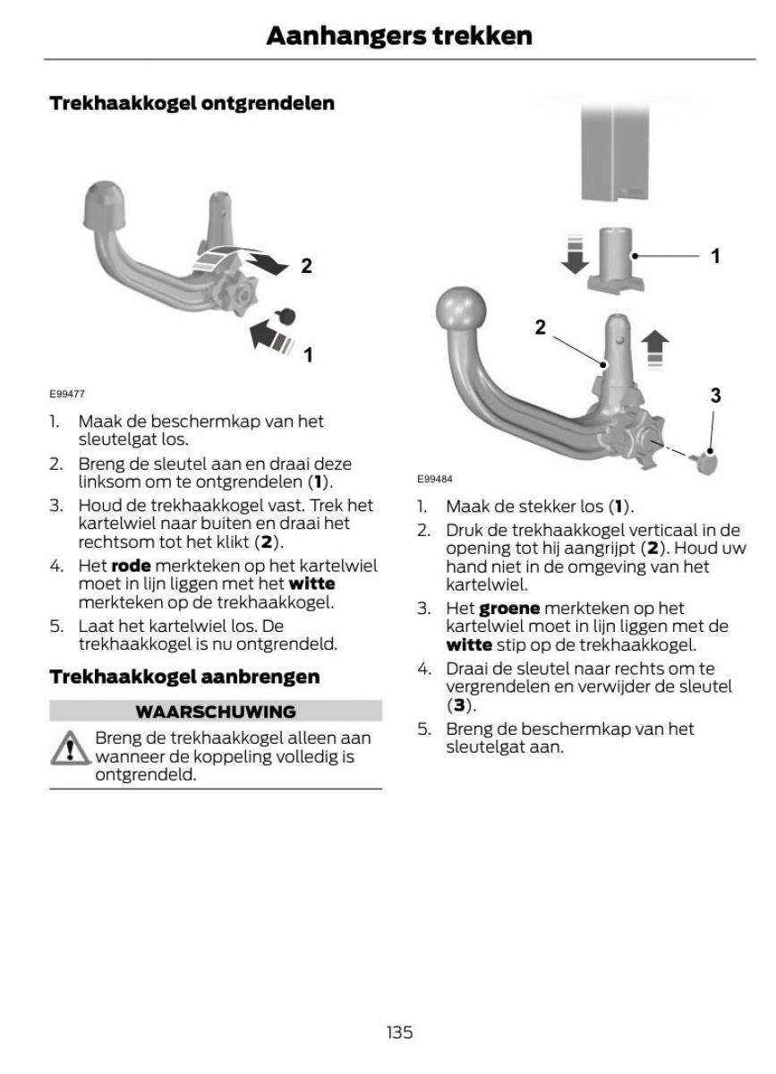 Ford Kuga I 1 handleiding / page 139