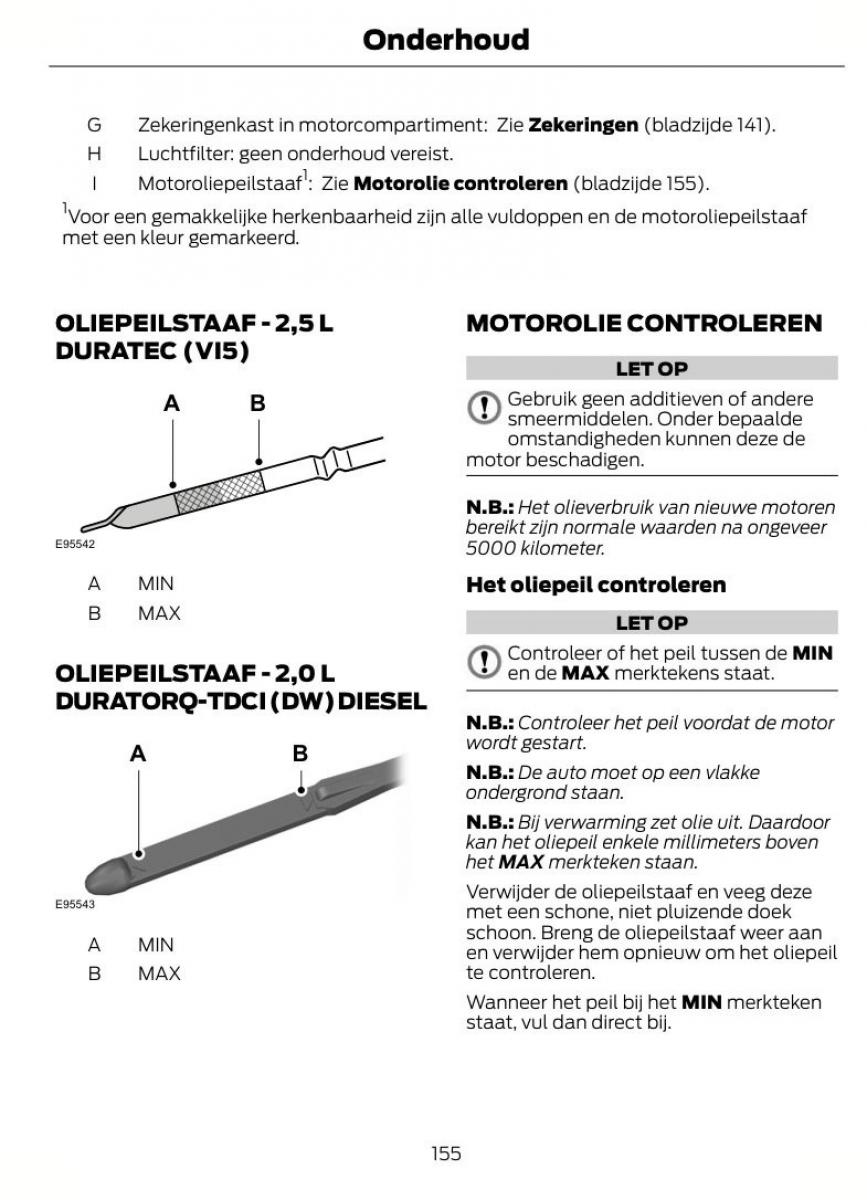 Ford Kuga I 1 handleiding / page 159