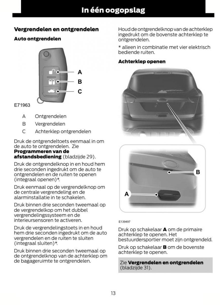 Ford Kuga I 1 handleiding / page 17