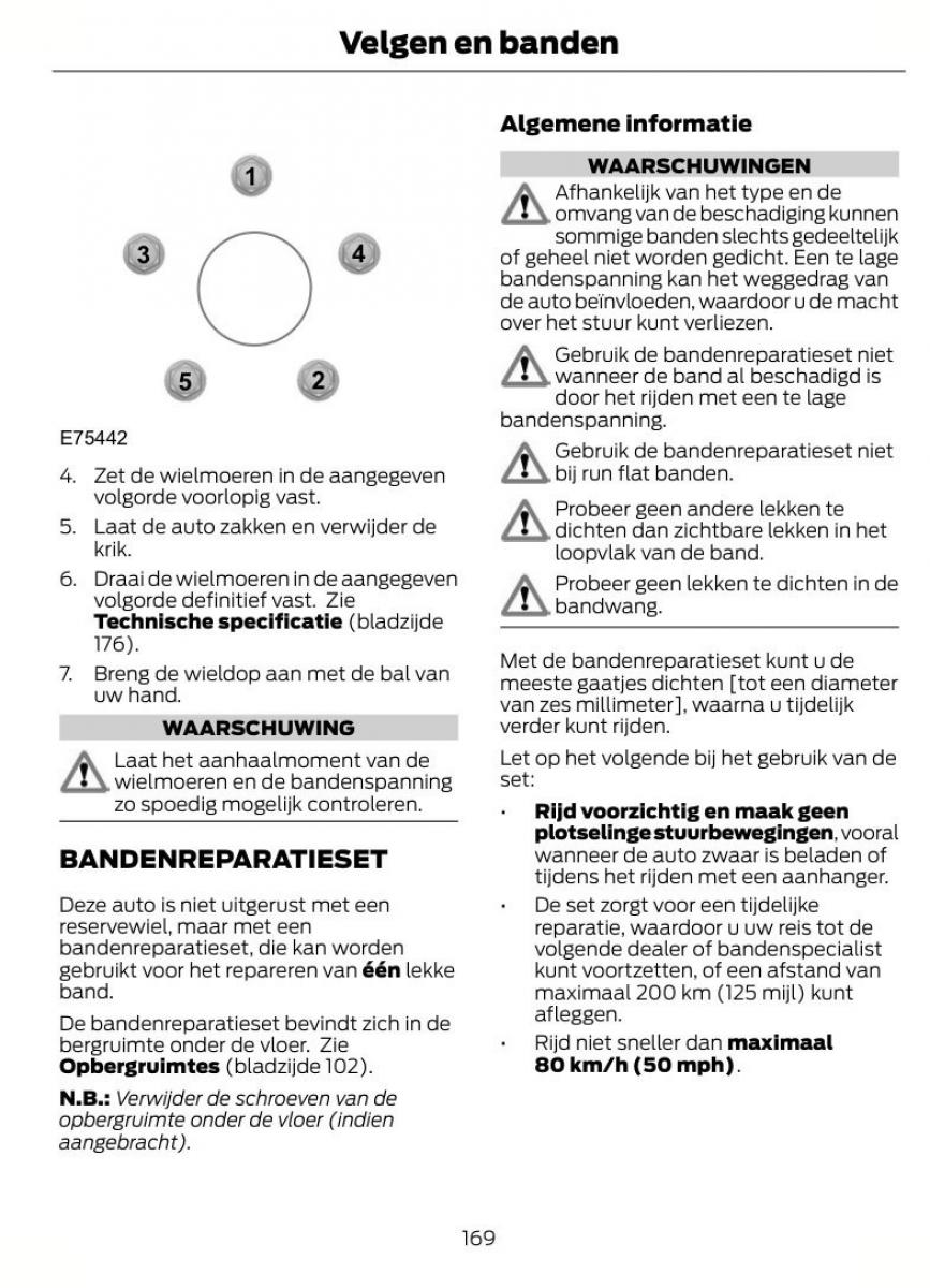 Ford Kuga I 1 handleiding / page 173