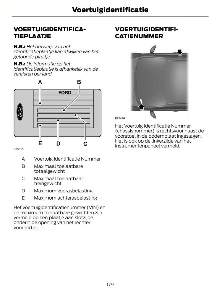 Ford Kuga I 1 handleiding / page 183