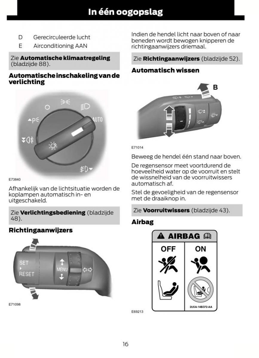 Ford Kuga I 1 handleiding / page 20