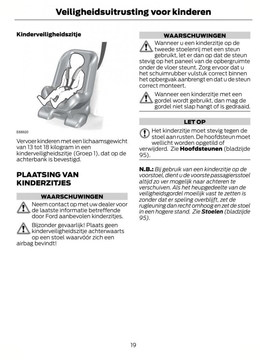 Ford Kuga I 1 handleiding / page 23