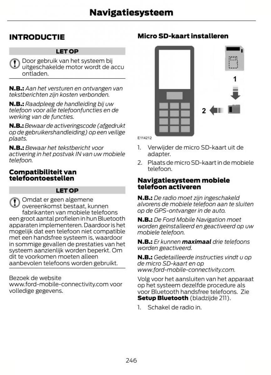 Ford Kuga I 1 handleiding / page 250