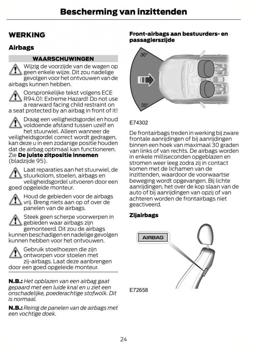 Ford Kuga I 1 handleiding / page 28