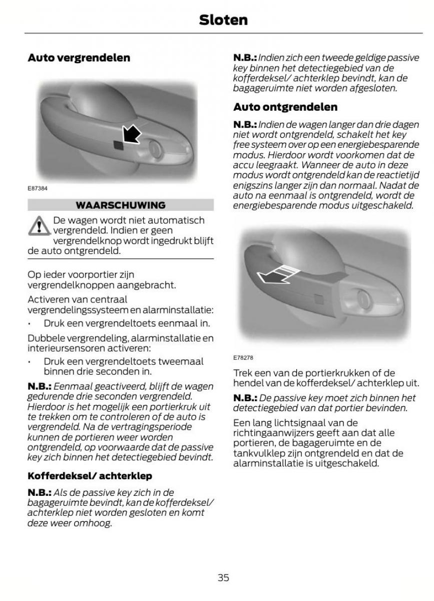 Ford Kuga I 1 handleiding / page 39