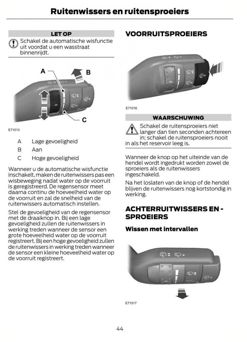 Ford Kuga I 1 handleiding / page 48