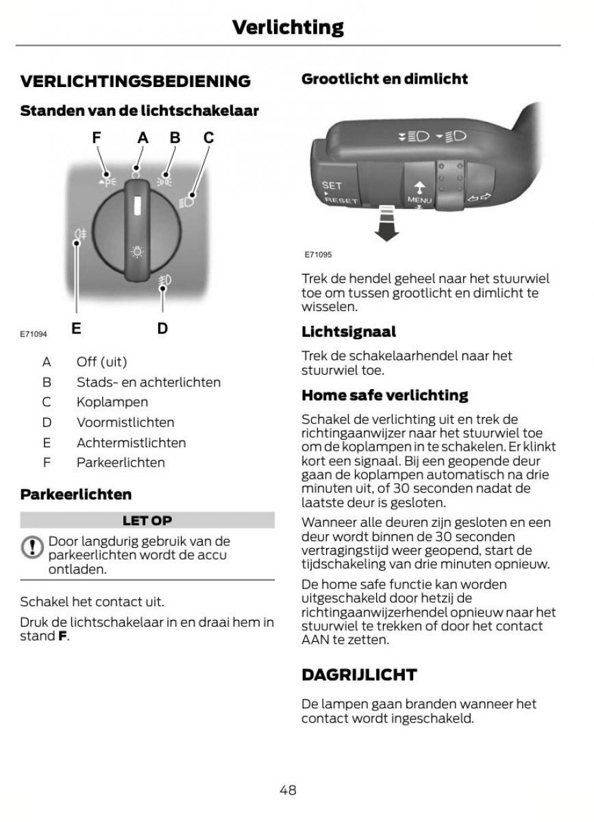 Ford Kuga I 1 handleiding / page 52