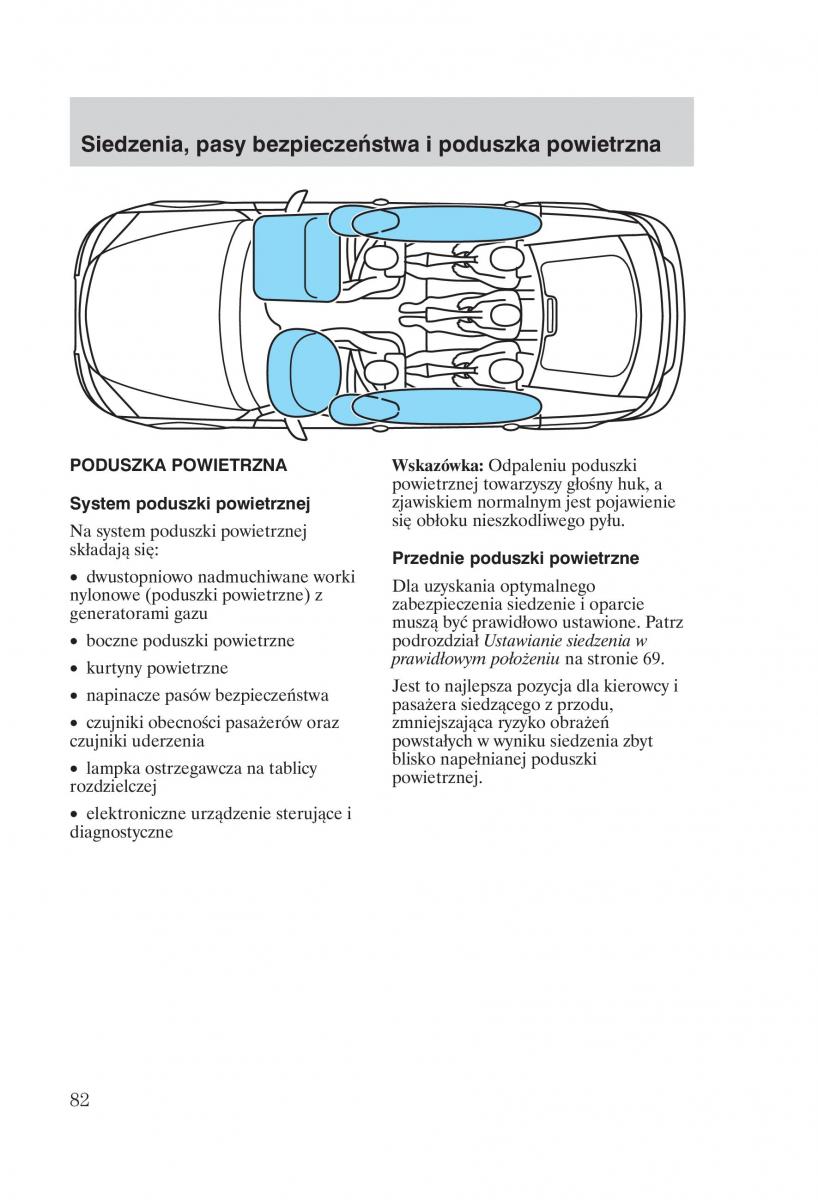 Ford Mondeo MKIII MK3 instrukcja obslugi / page 84