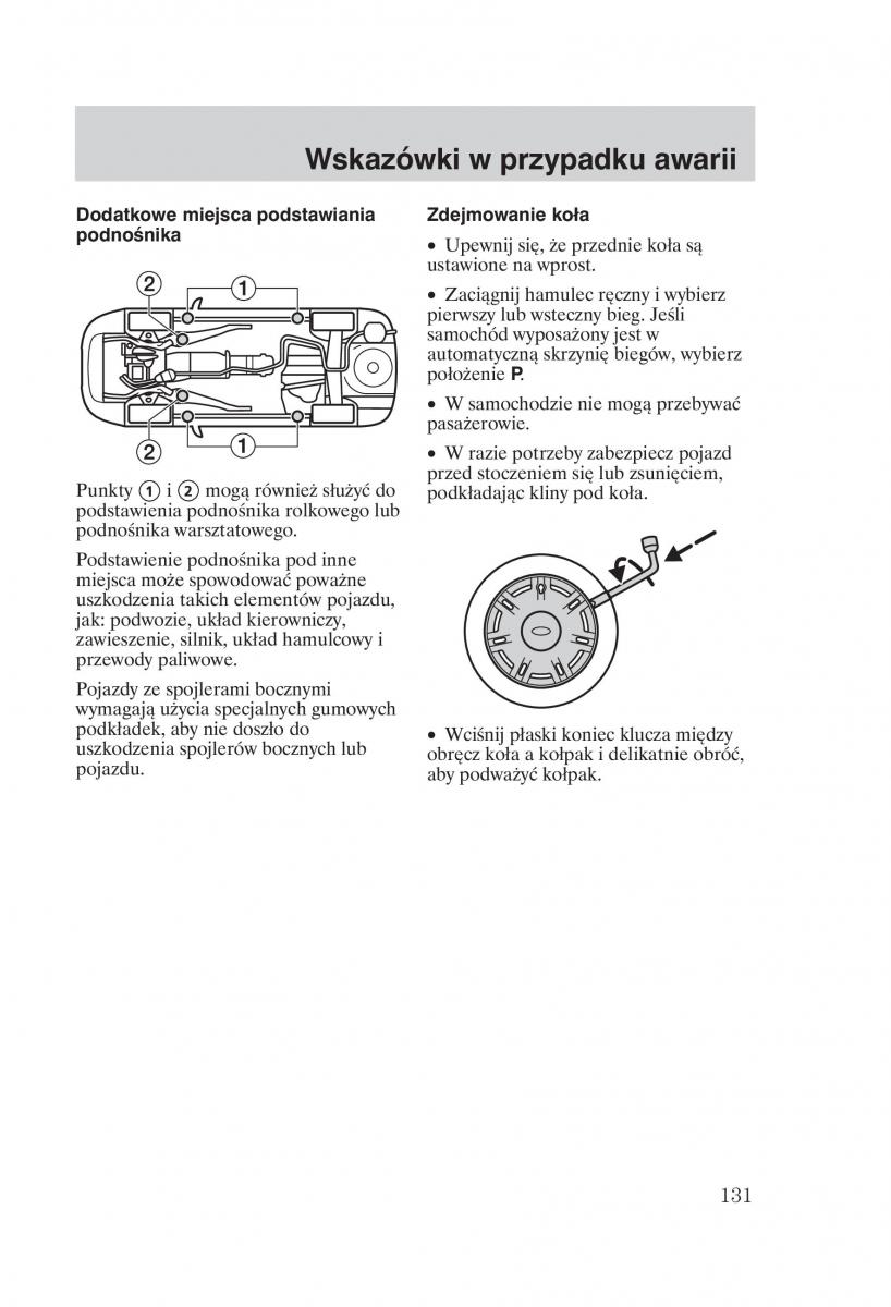 Ford Mondeo MKIII MK3 instrukcja obslugi / page 133