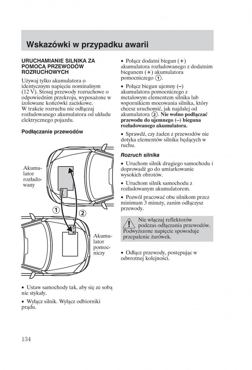 Ford Mondeo MKIII MK3 instrukcja obslugi / page 136