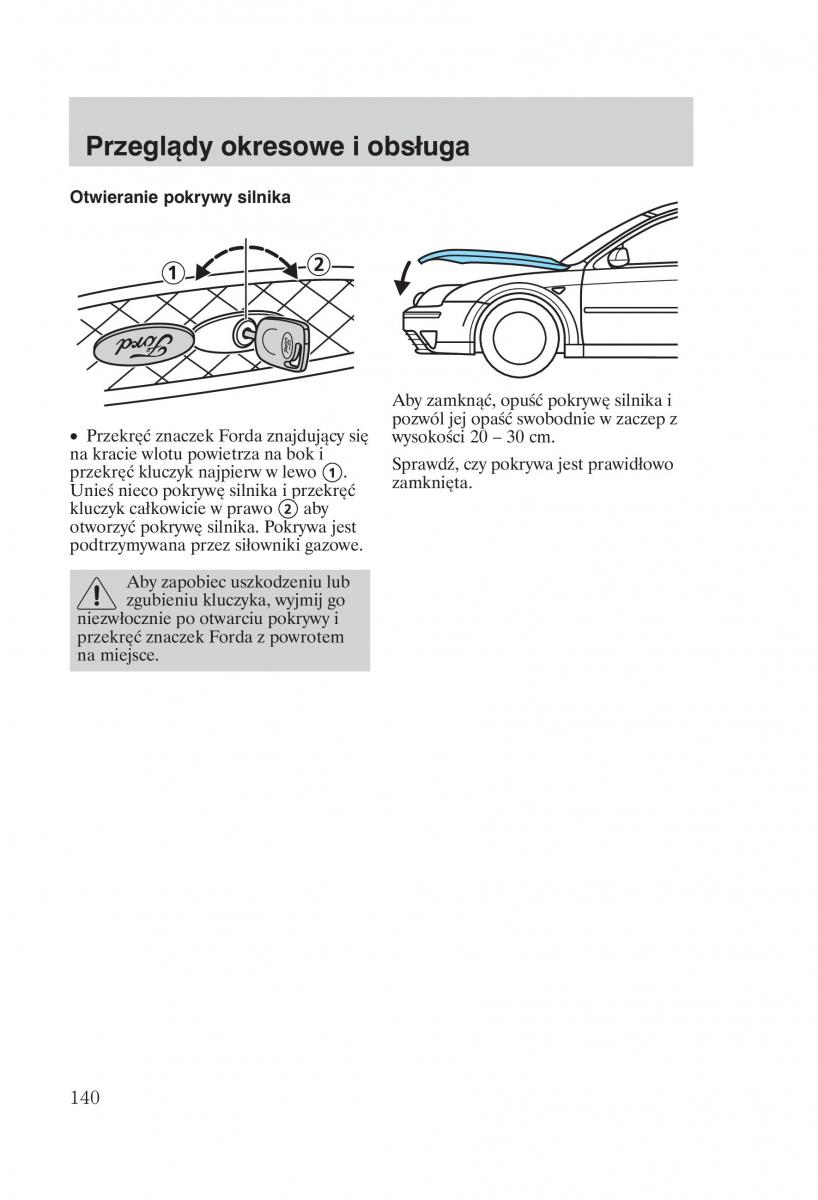 Ford Mondeo MKIII MK3 instrukcja obslugi / page 142