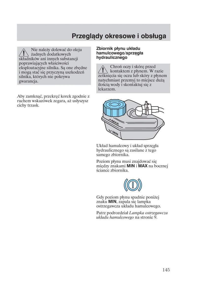 Ford Mondeo MKIII MK3 instrukcja obslugi / page 147