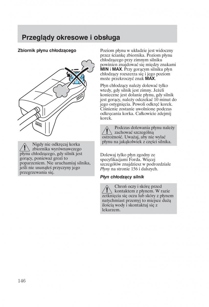 Ford Mondeo MKIII MK3 instrukcja obslugi / page 148