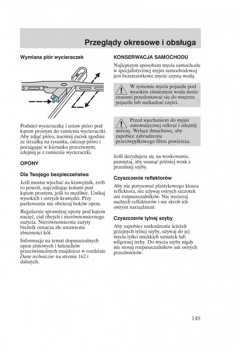 Ford Mondeo MKIII MK3 instrukcja obslugi / page 151