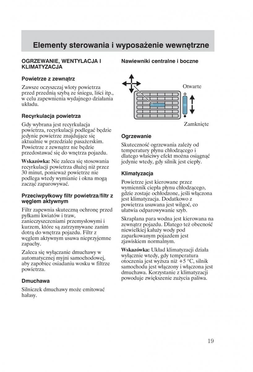 Ford Mondeo MKIII MK3 instrukcja obslugi / page 21