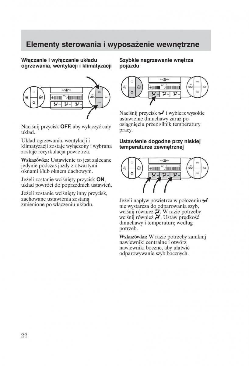 Ford Mondeo MKIII MK3 instrukcja obslugi / page 24