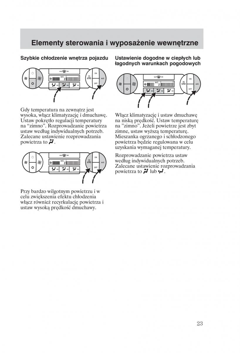 Ford Mondeo MKIII MK3 instrukcja obslugi / page 25