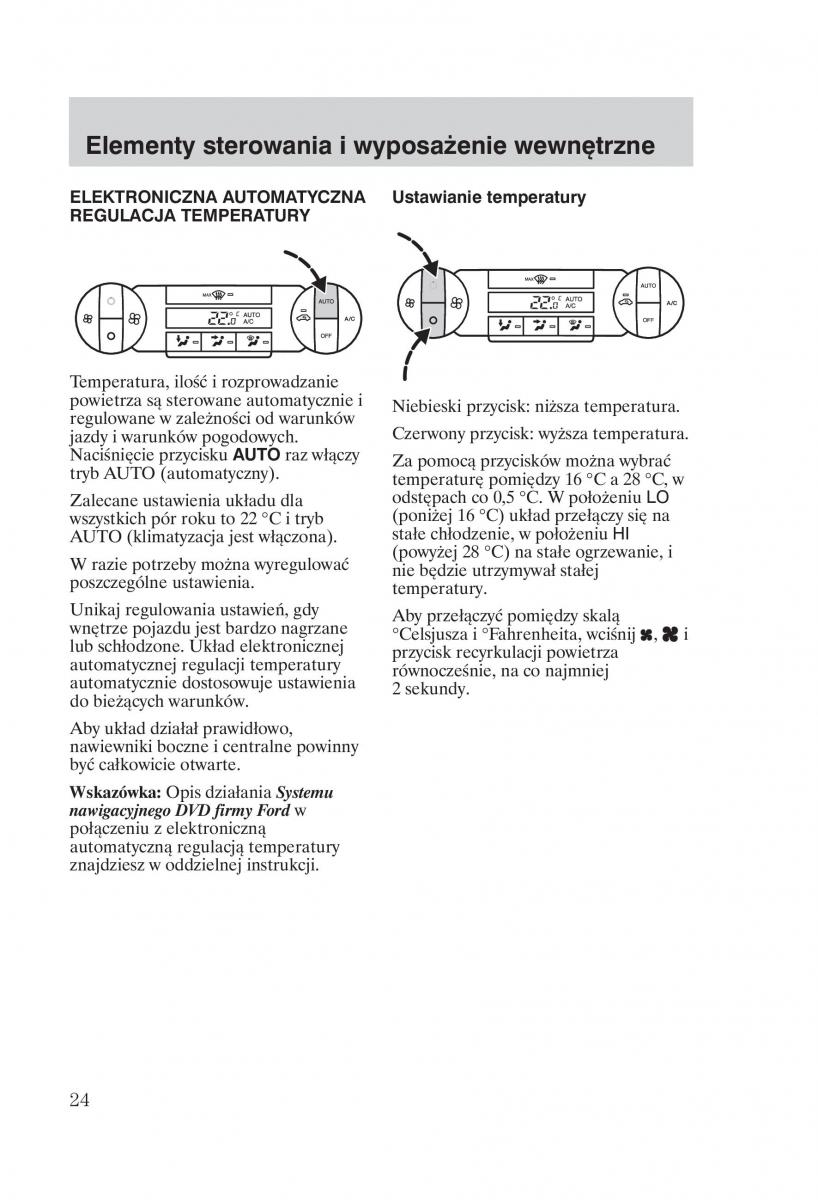 Ford Mondeo MKIII MK3 instrukcja obslugi / page 26