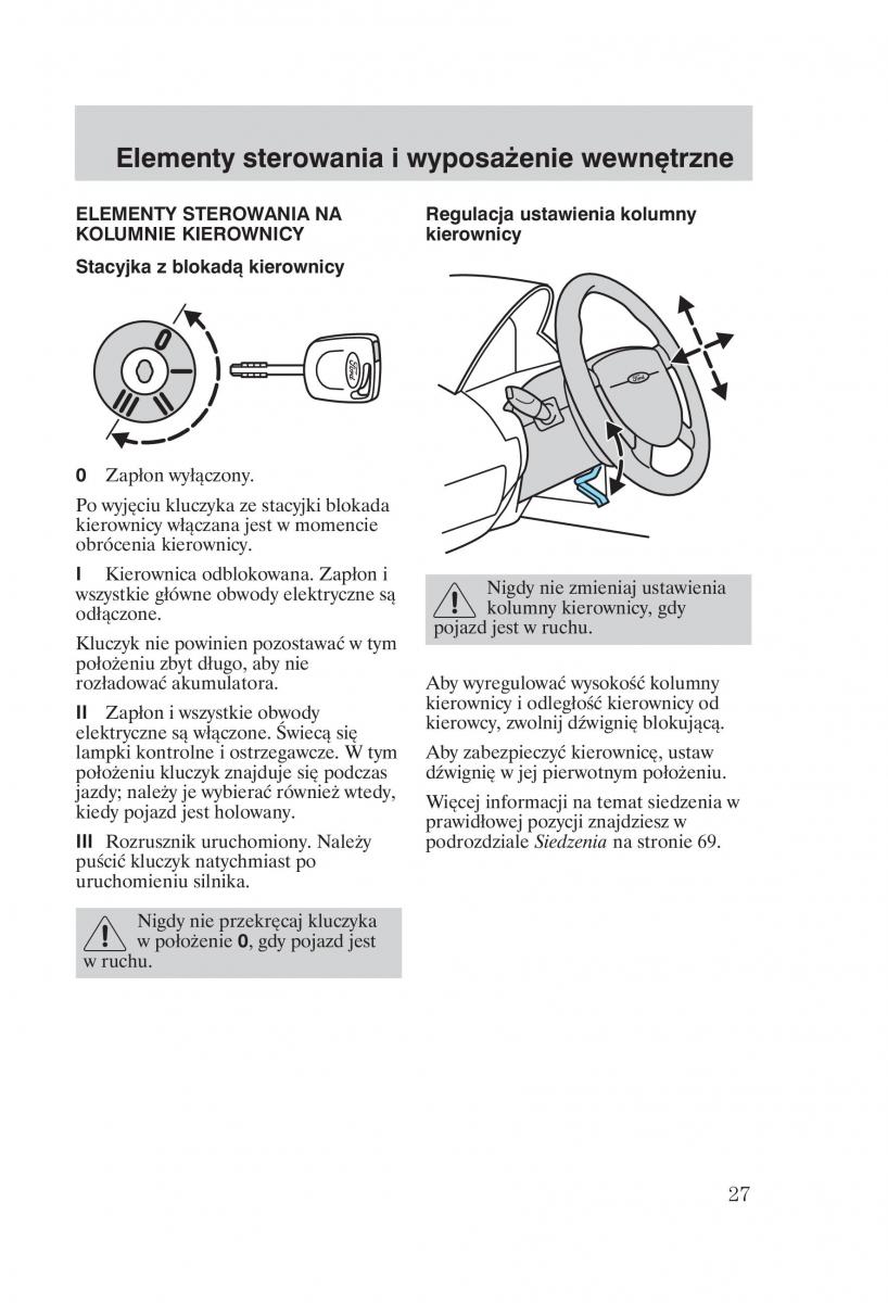 Ford Mondeo MKIII MK3 instrukcja obslugi / page 29