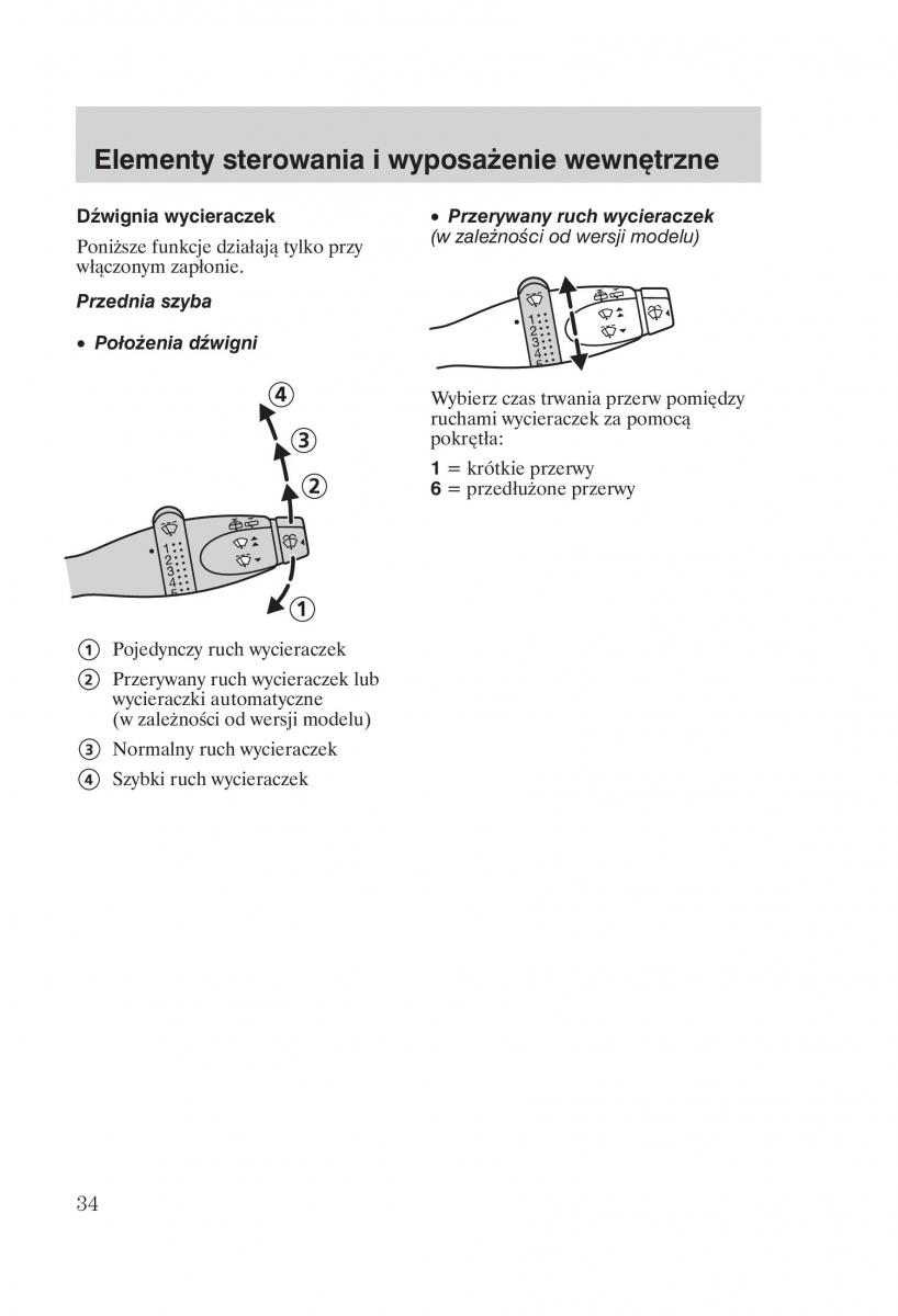 Ford Mondeo MKIII MK3 instrukcja obslugi / page 36