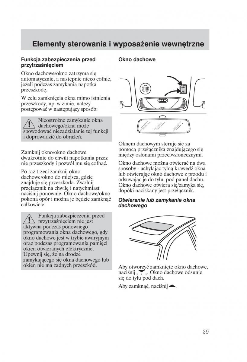 Ford Mondeo MKIII MK3 instrukcja obslugi / page 41