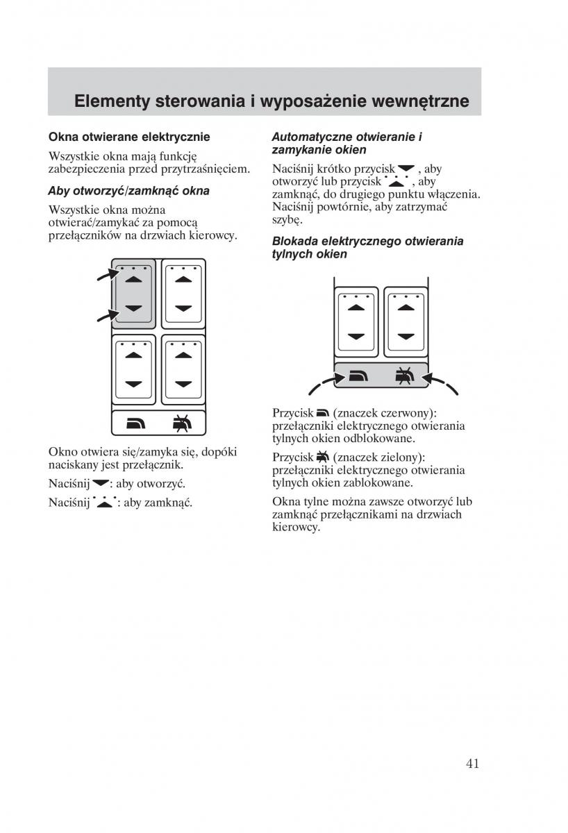 Ford Mondeo MKIII MK3 instrukcja obslugi / page 43