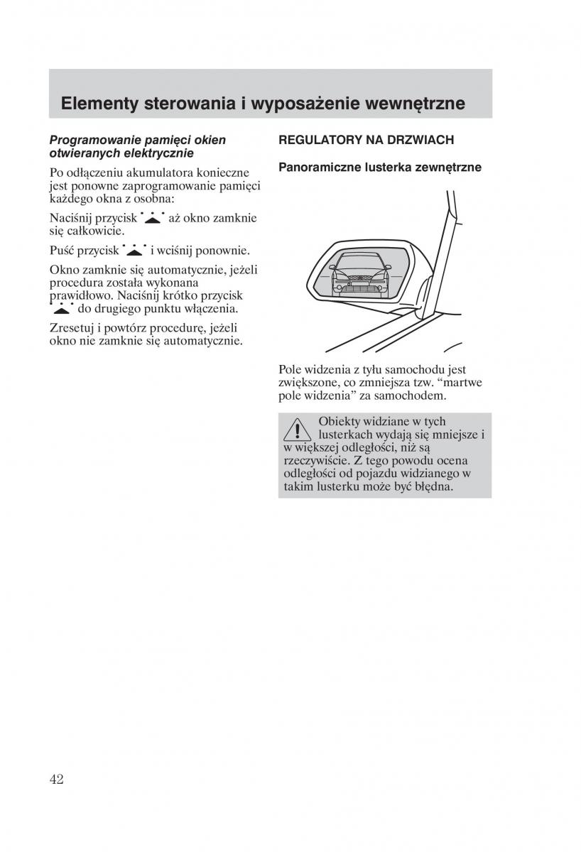 Ford Mondeo MKIII MK3 instrukcja obslugi / page 44