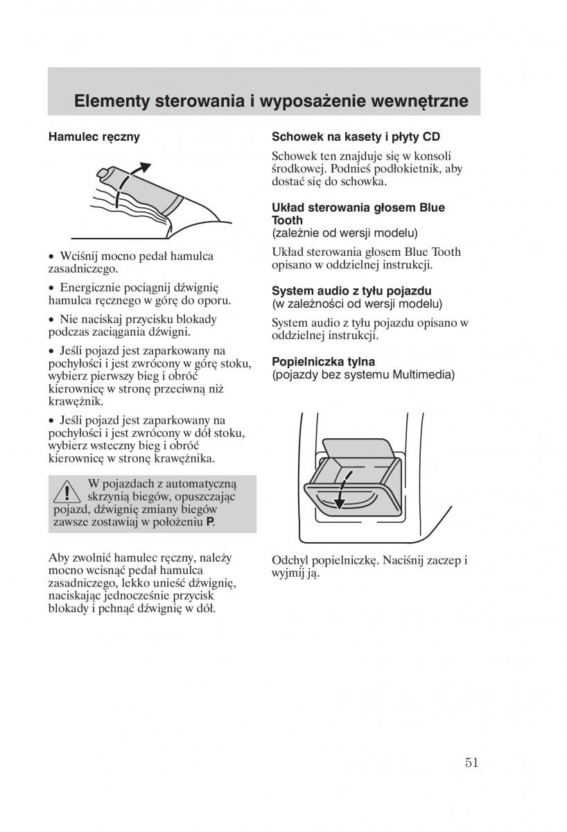 Ford Mondeo MKIII MK3 instrukcja obslugi / page 53