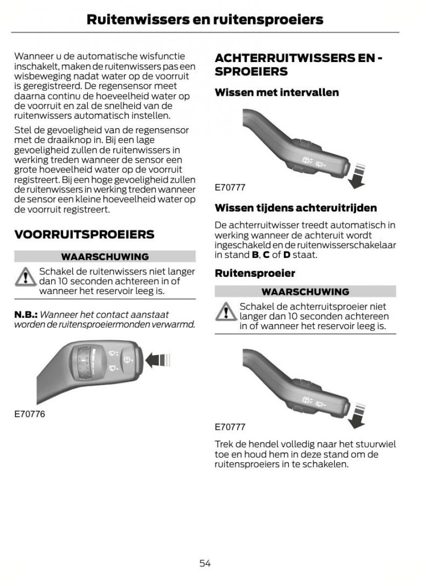 Ford Mondeo MKIV MK4 handleiding / page 57