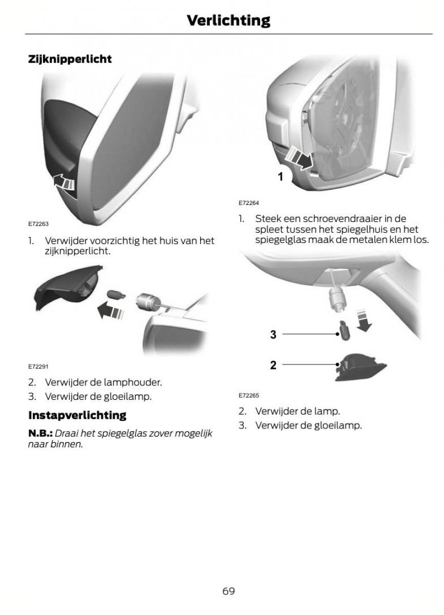 Ford Mondeo MKIV MK4 handleiding / page 72