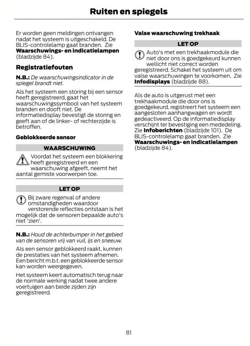 Ford Mondeo MKIV MK4 handleiding / page 84