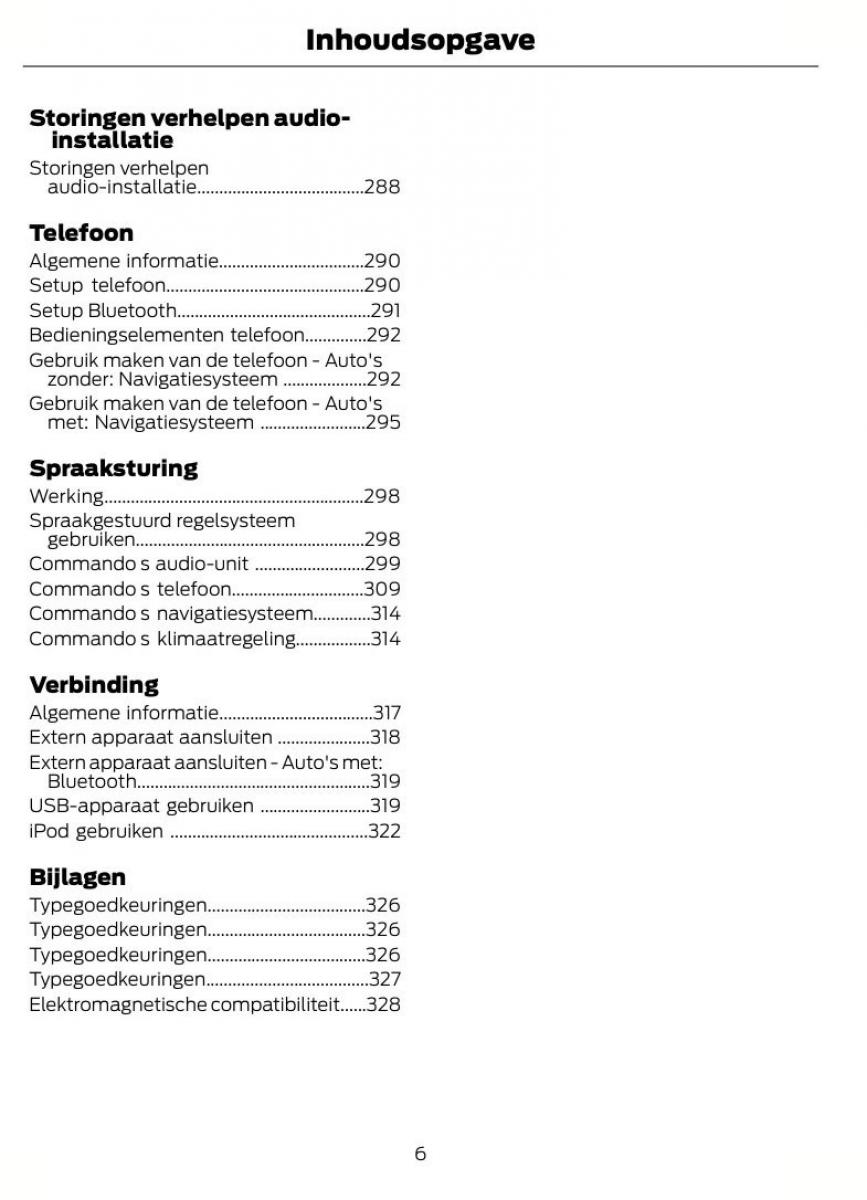 Ford Mondeo MKIV MK4 handleiding / page 9