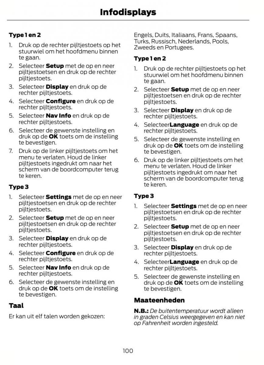 Ford Mondeo MKIV MK4 handleiding / page 103