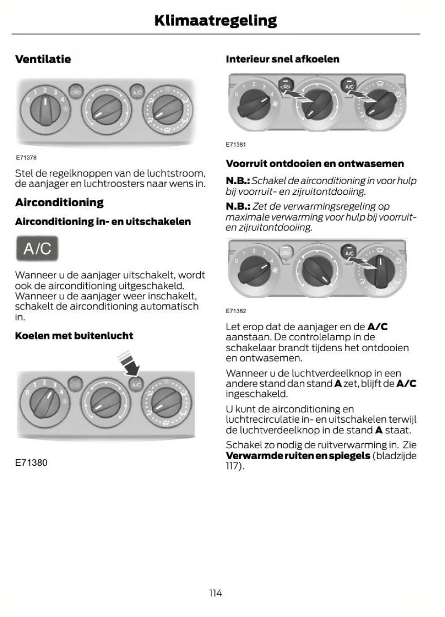 Ford Mondeo MKIV MK4 handleiding / page 117