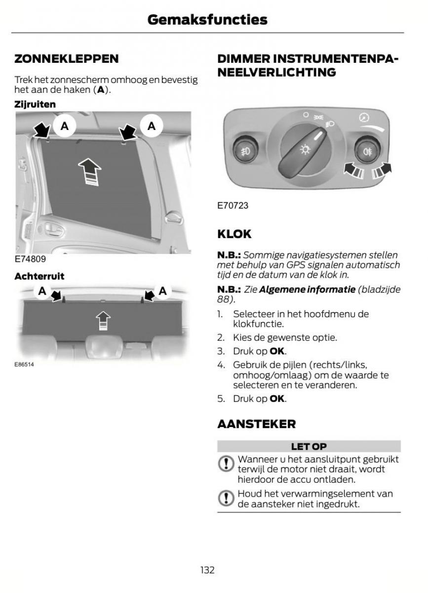 Ford Mondeo MKIV MK4 handleiding / page 135