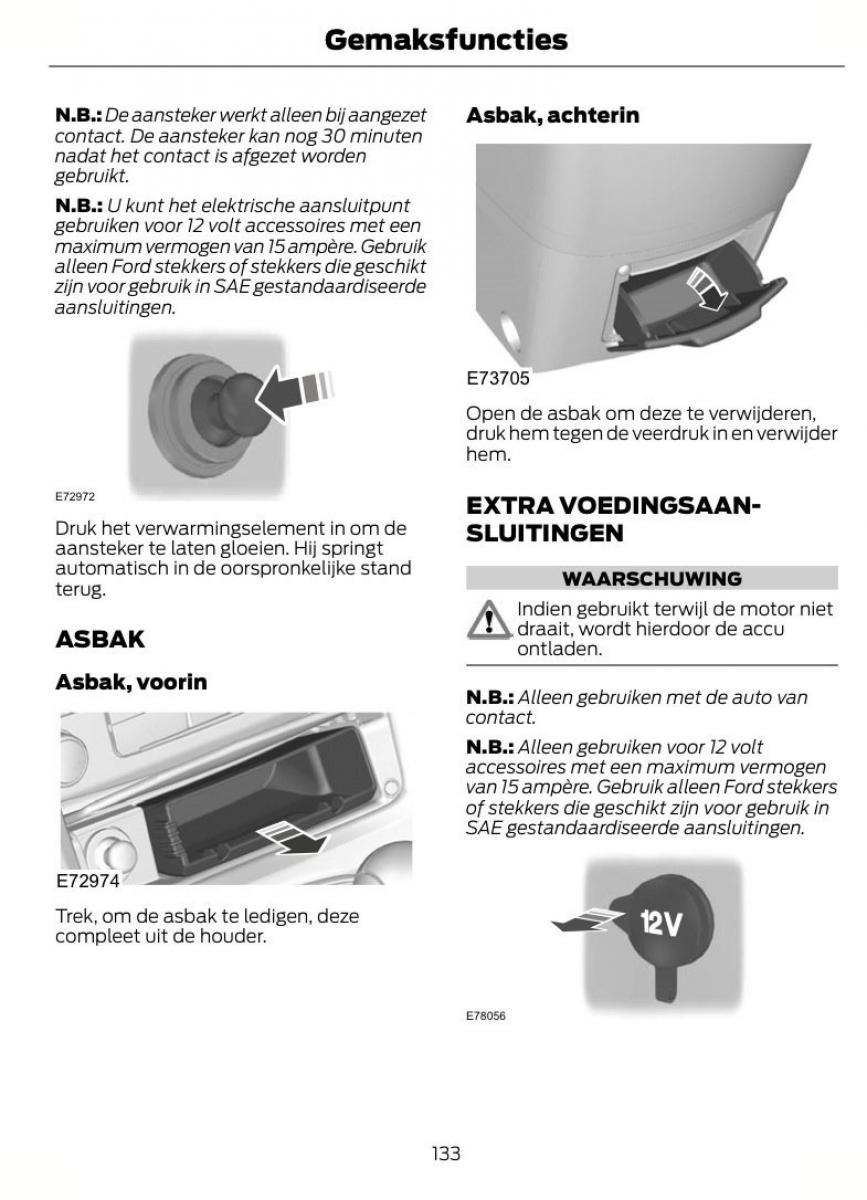 Ford Mondeo MKIV MK4 handleiding / page 136