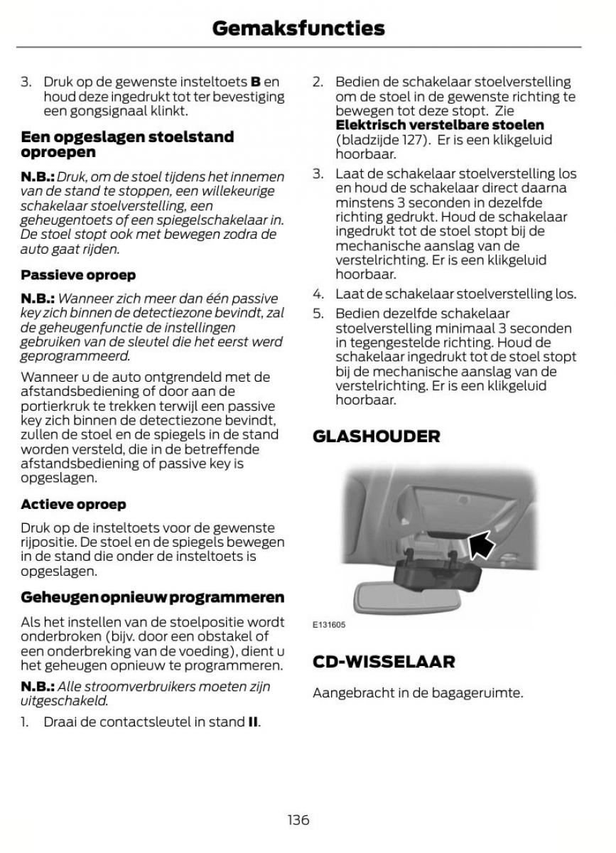 Ford Mondeo MKIV MK4 handleiding / page 139