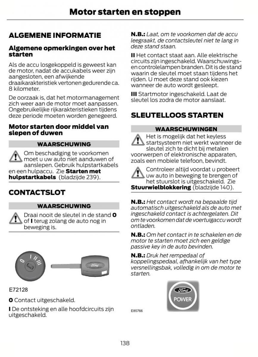 Ford Mondeo MKIV MK4 handleiding / page 141