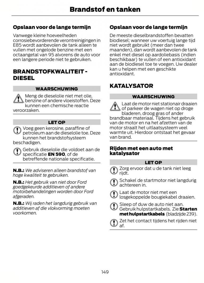 Ford Mondeo MKIV MK4 handleiding / page 152