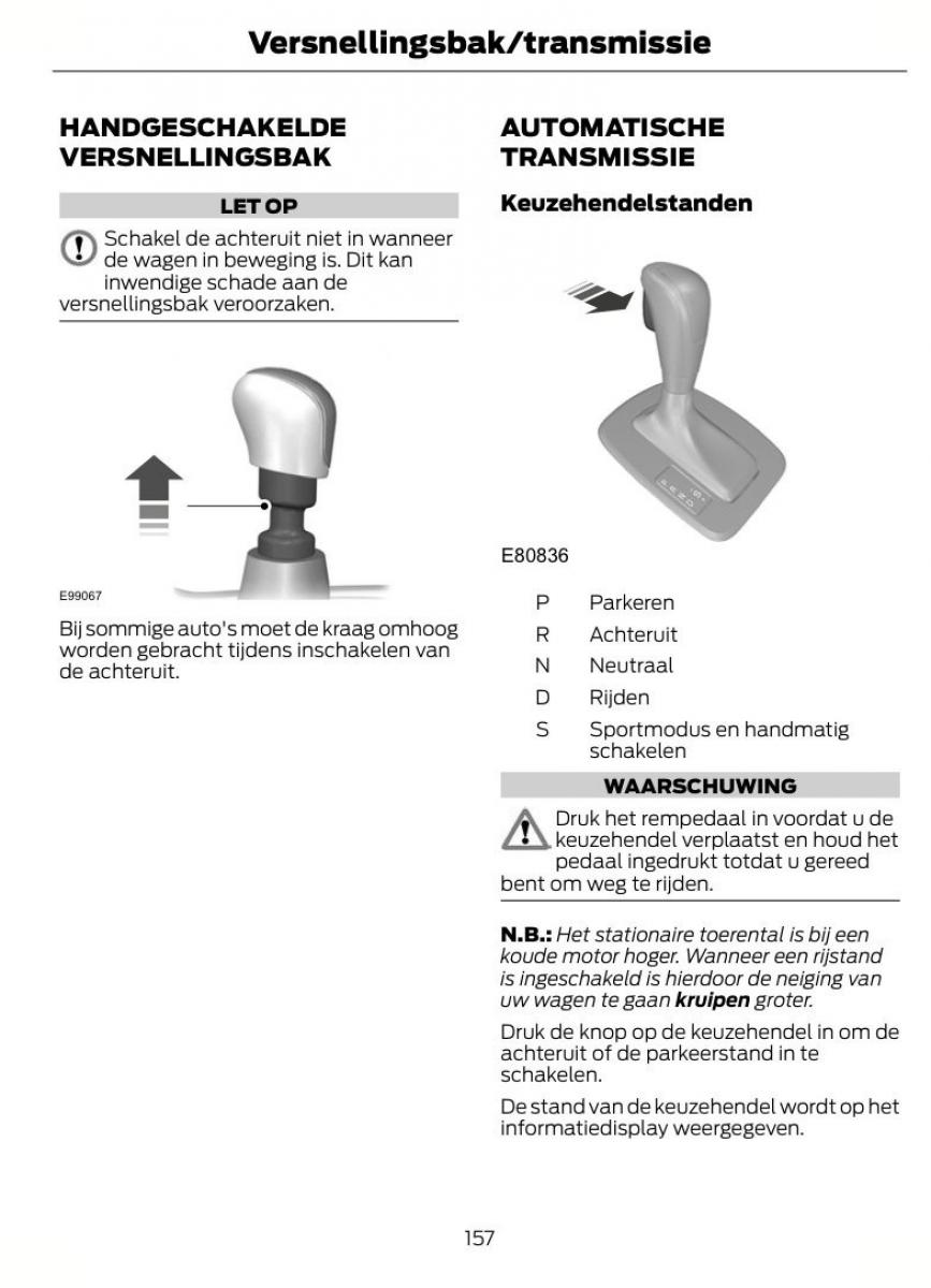 Ford Mondeo MKIV MK4 handleiding / page 160