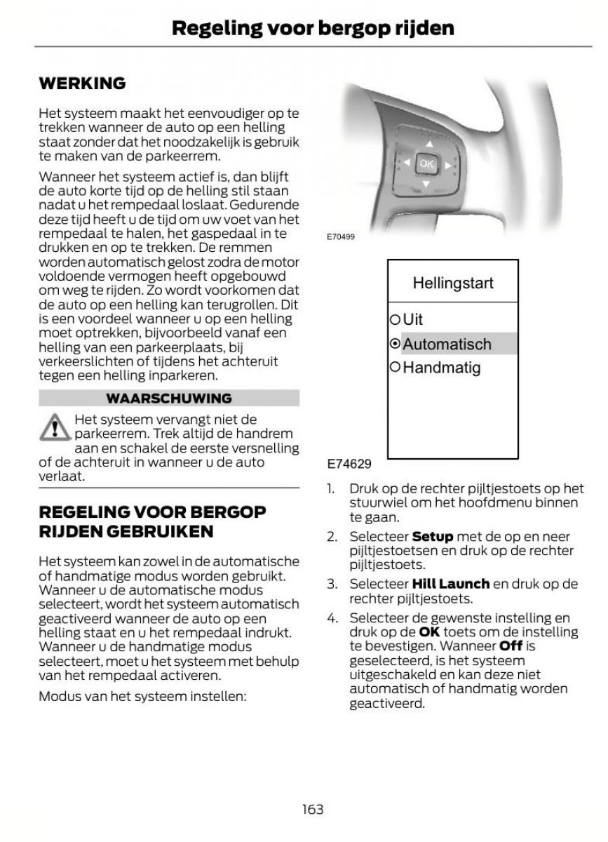 Ford Mondeo MKIV MK4 handleiding / page 166