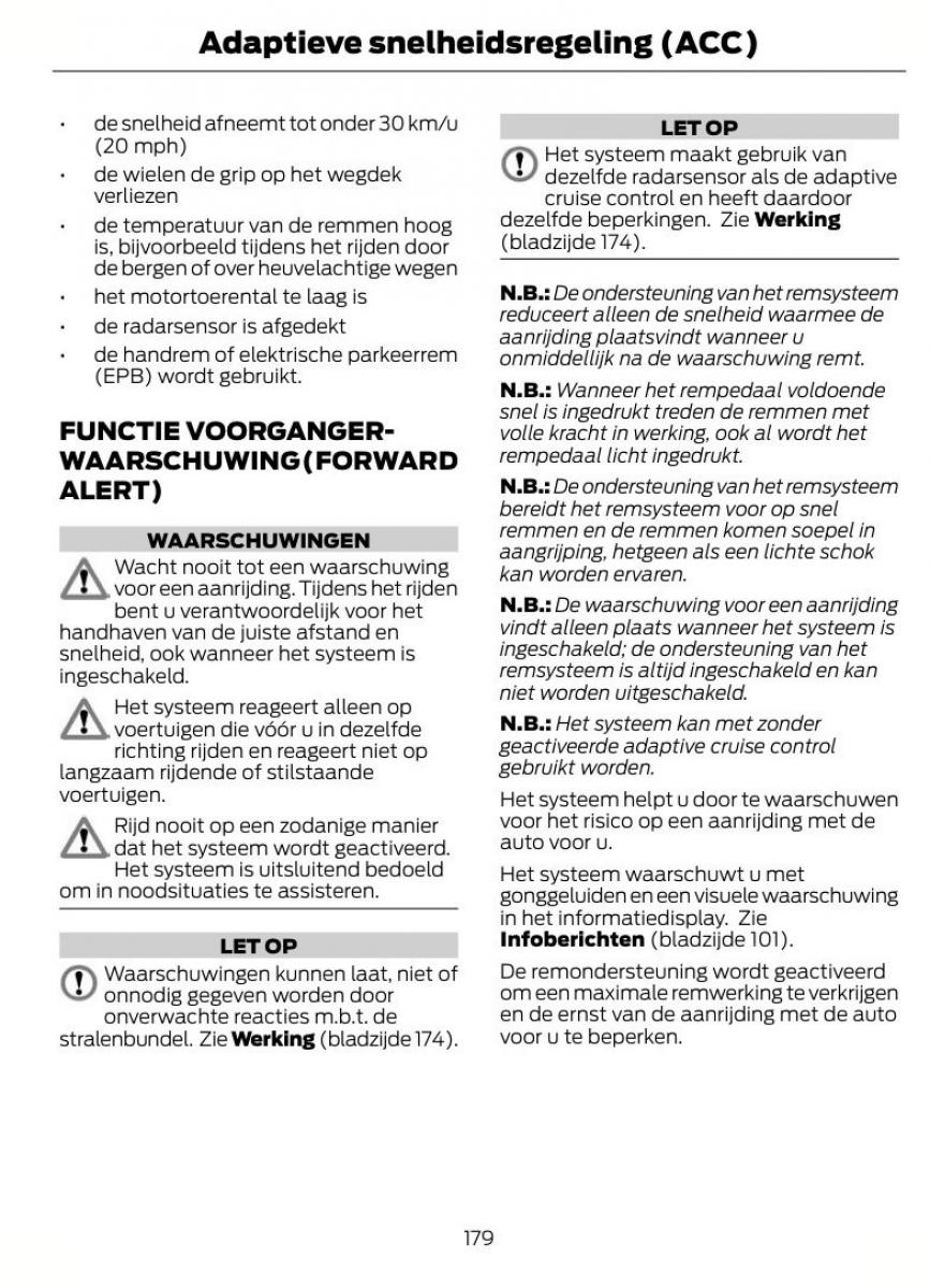 Ford Mondeo MKIV MK4 handleiding / page 182