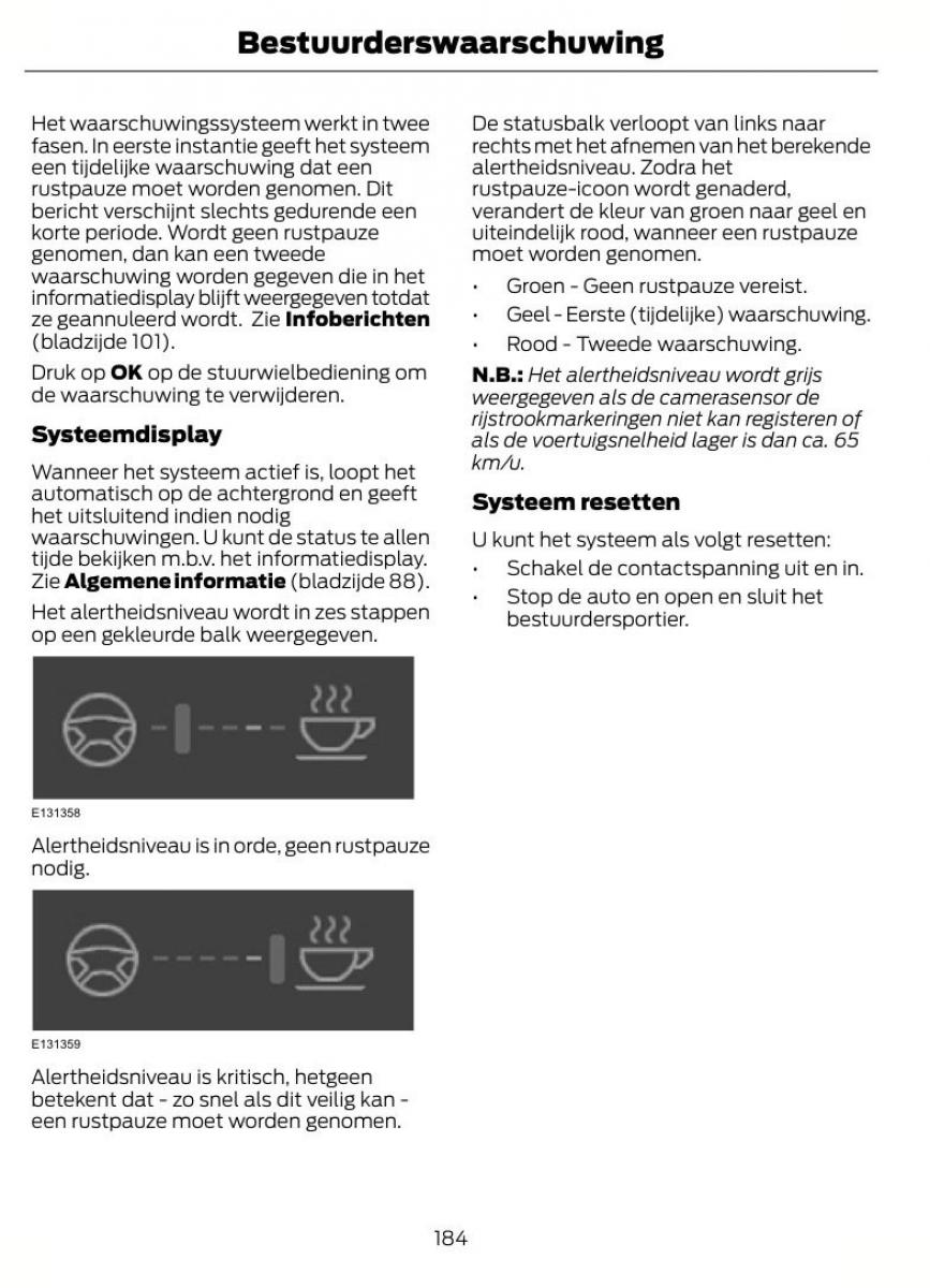 Ford Mondeo MKIV MK4 handleiding / page 187