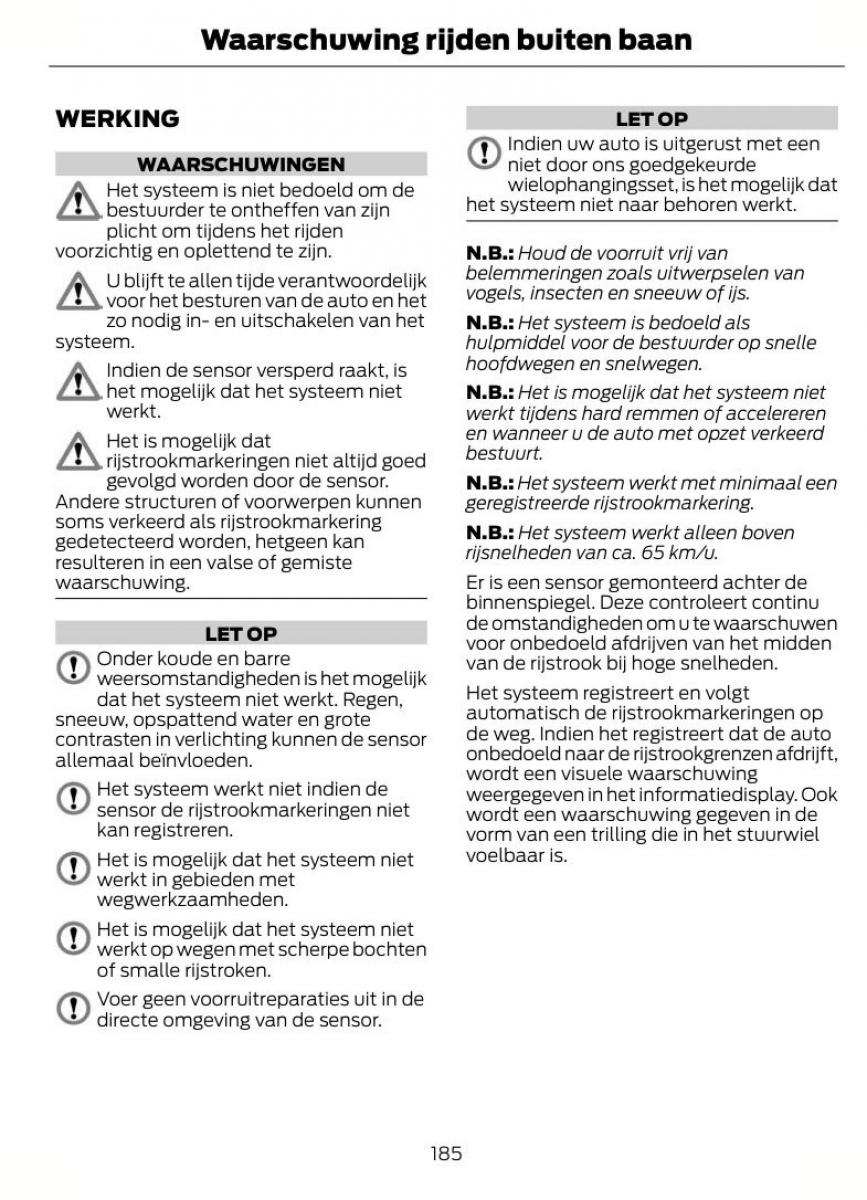 Ford Mondeo MKIV MK4 handleiding / page 188