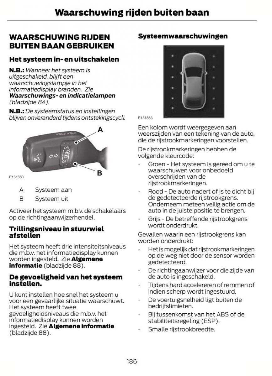 Ford Mondeo MKIV MK4 handleiding / page 189